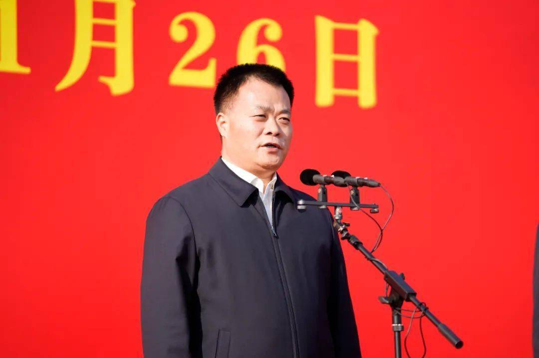 仪式现场,随着市长王文强宣布:"石衡高速辛集段正式通车!