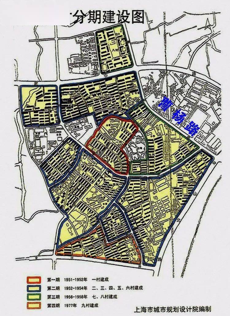 來源:《上海城市規劃志》曹楊新村建成後不久的影像斜土路在市區南部