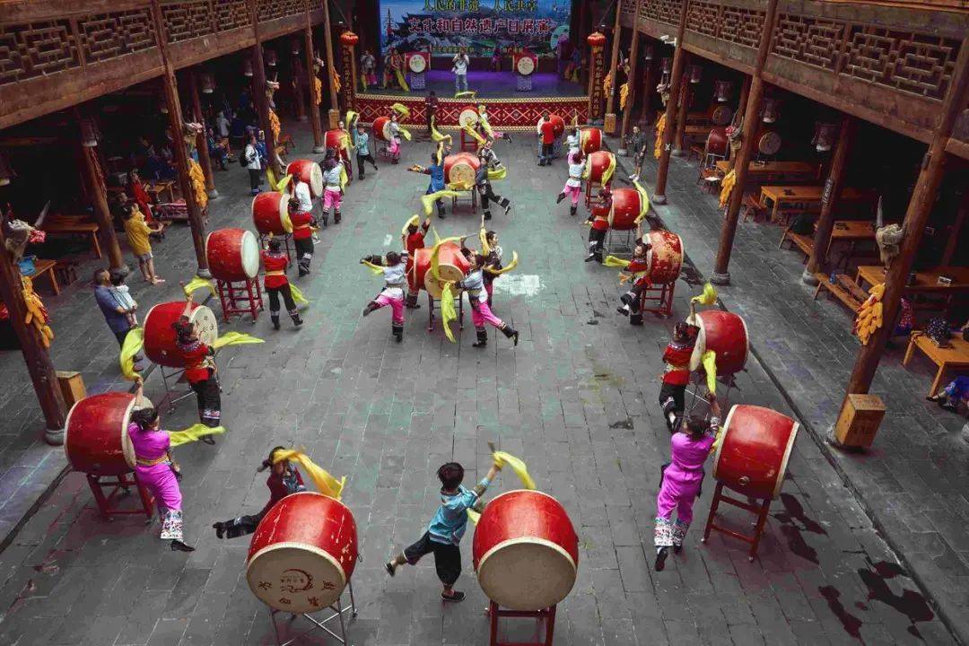 墨戎苗寨四方鼓队受邀参加!_湘西_节目中心_国家文化部