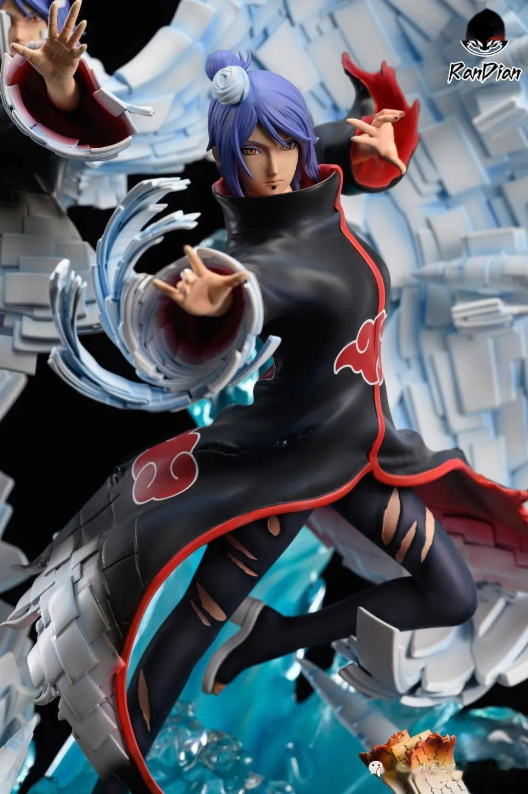 主体,傀儡4个,风影1,特典,总7个人物,地台场景,查克拉线可发光,戒指