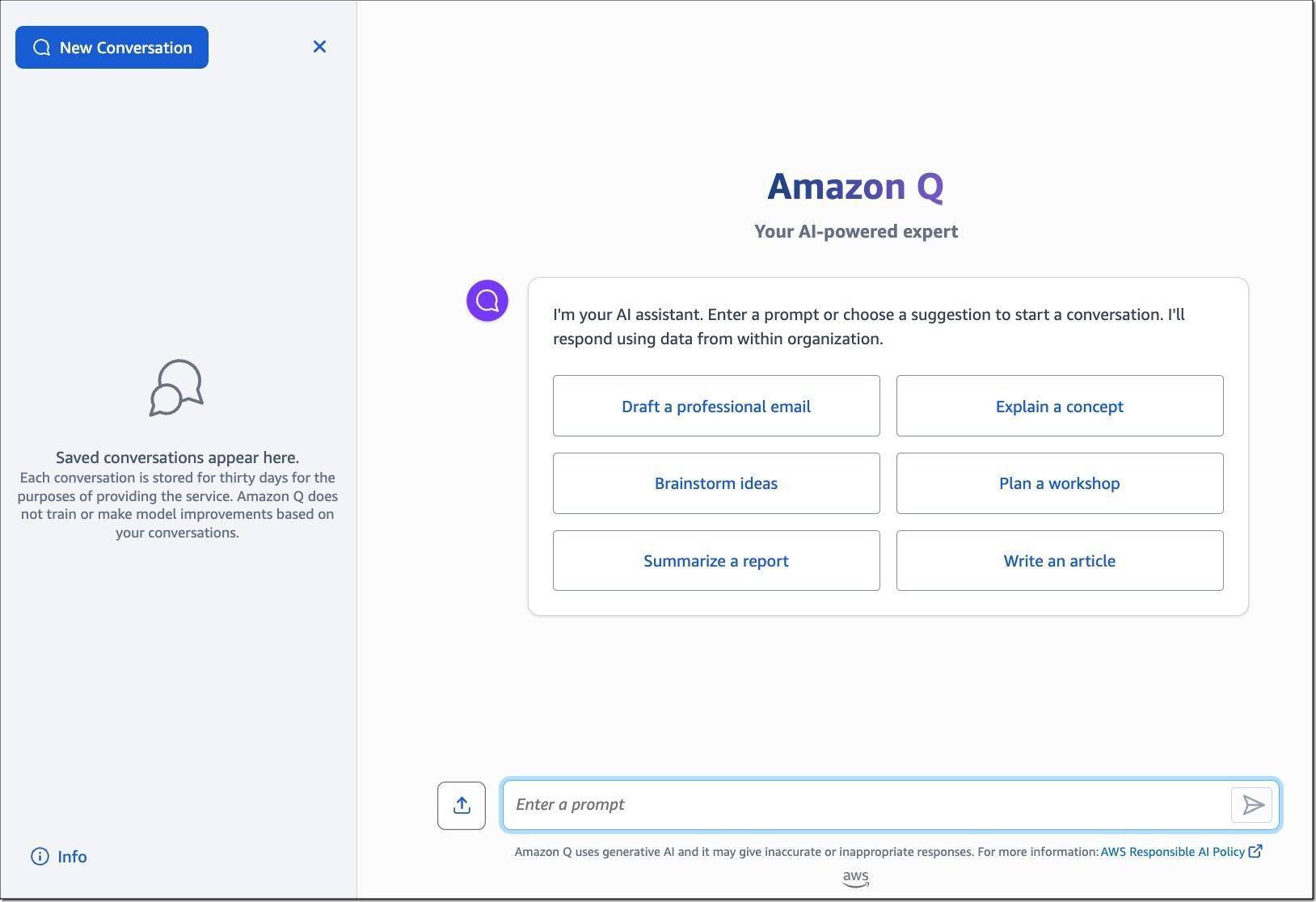 亚马逊 AWS 推出 AI 聊天机器人 Amazon Q 为企业提供服务 