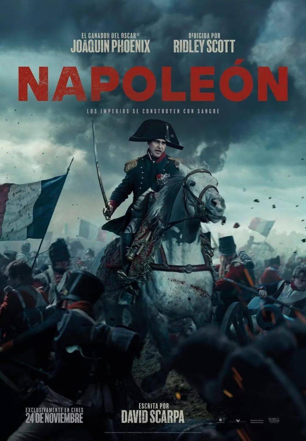 仑由美国哥伦比亚影片公司和apple原创电影联合出品,史诗巨制《拿破仑