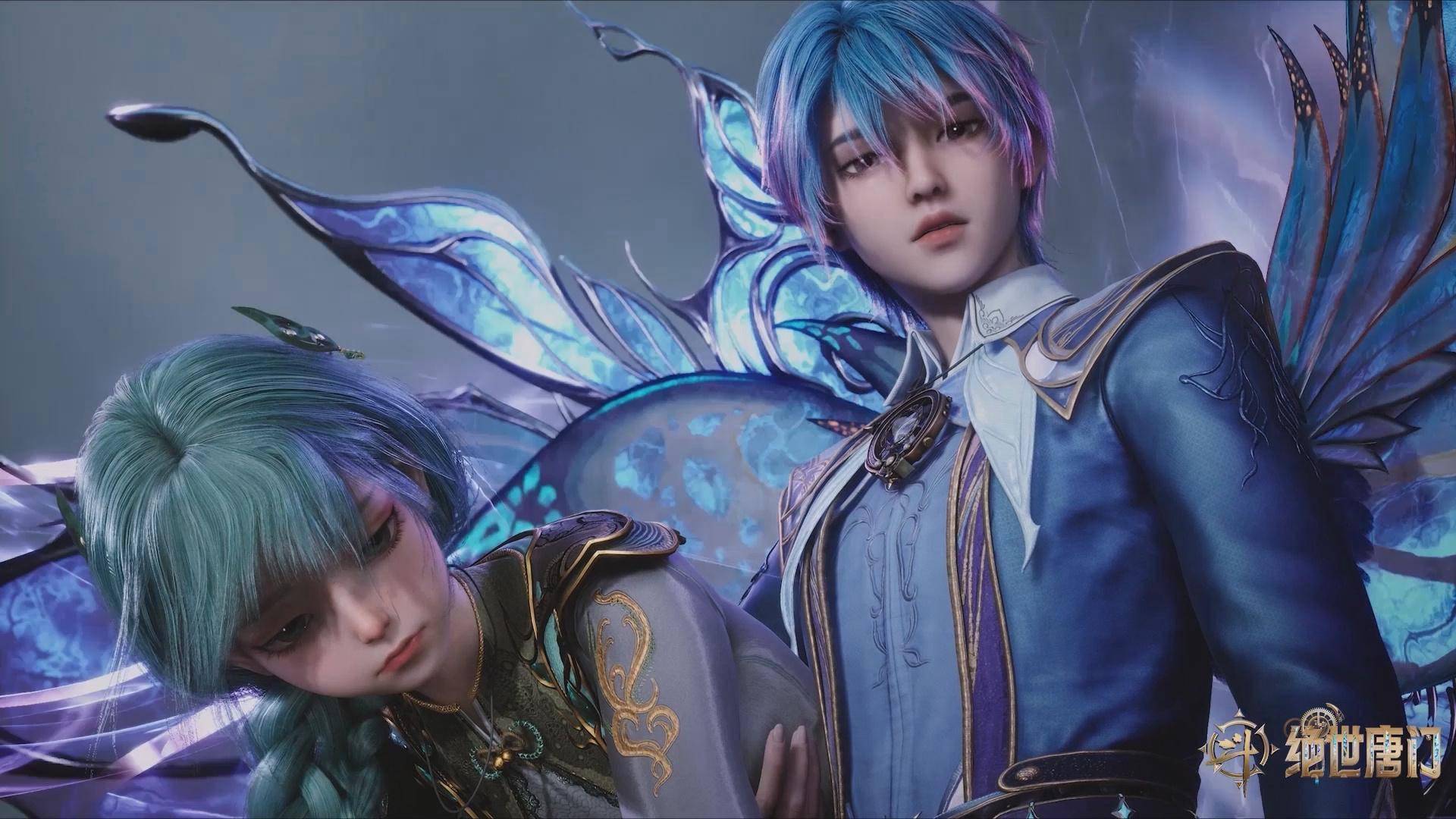 斗罗2曝光新福利海报,史莱克绿队服被继承,2d原画浩冬cp美哭了_造型