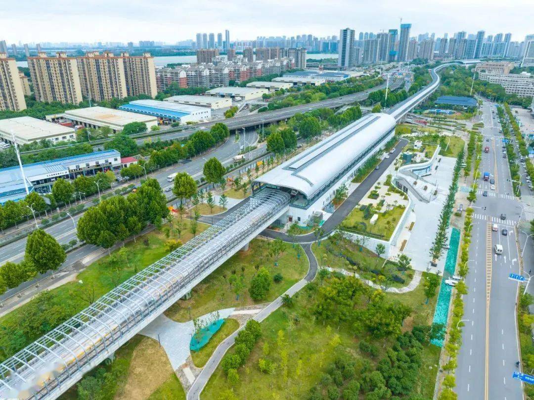 武汉地铁新线,今早开通试运营!_车站_黄家湖_红霞