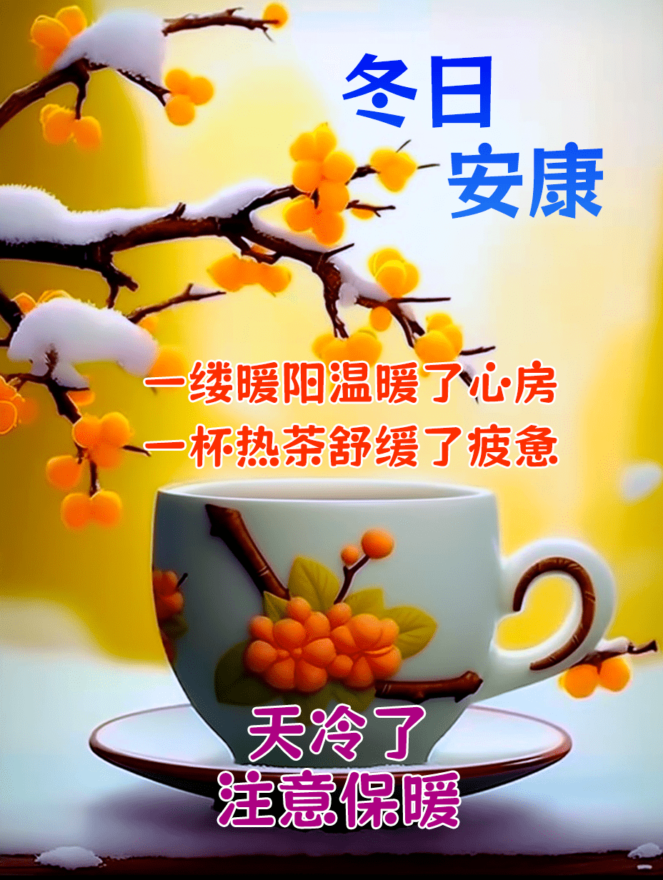 微信漂亮早安祝福问候语大全,天气渐冷,注意保暖_生活_挑战_因为