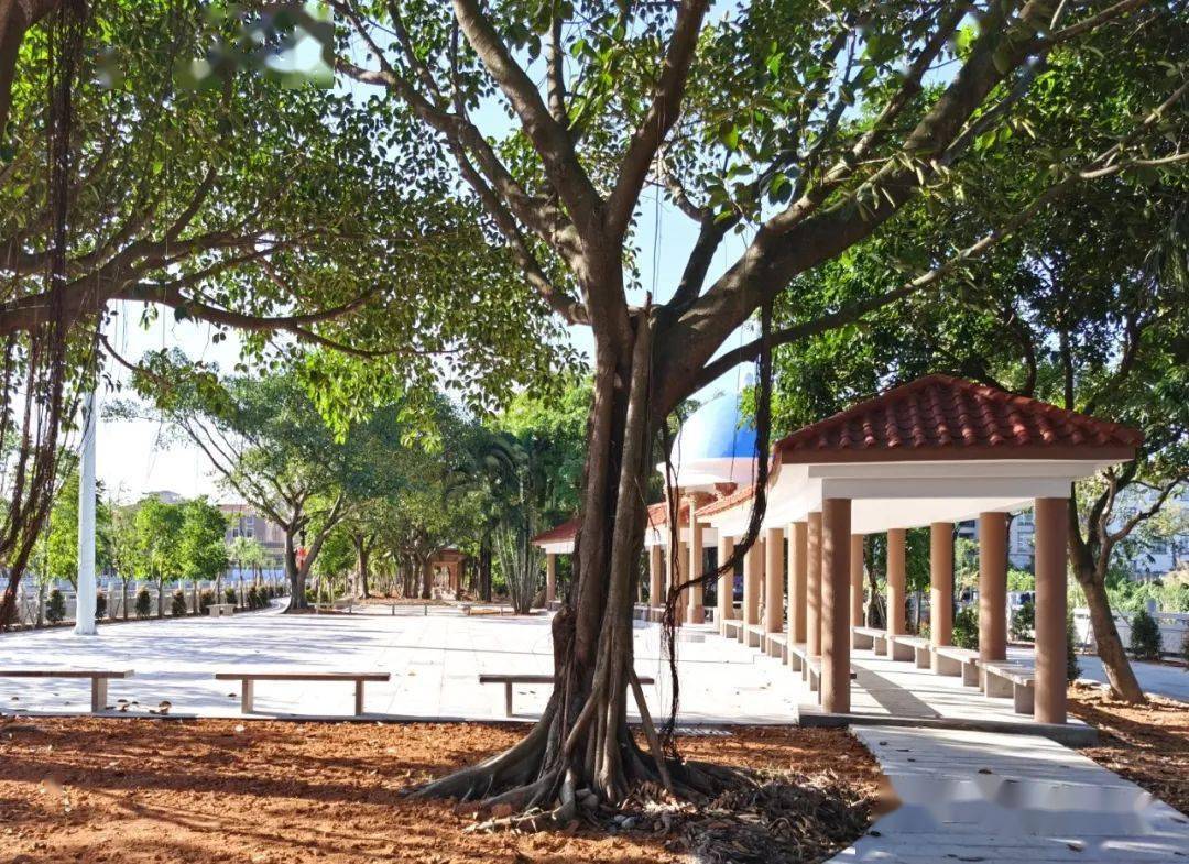 但当时建的起步比较低,这次我们海岸城的老板李茂水先生带头捐资把