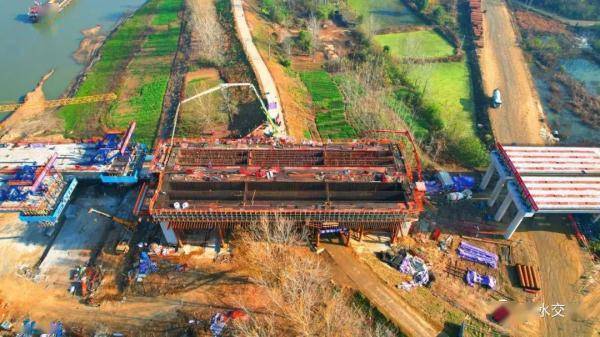 347国道,浠水河上又一座桥梁即将建成!_交通运输局_施工_兰溪