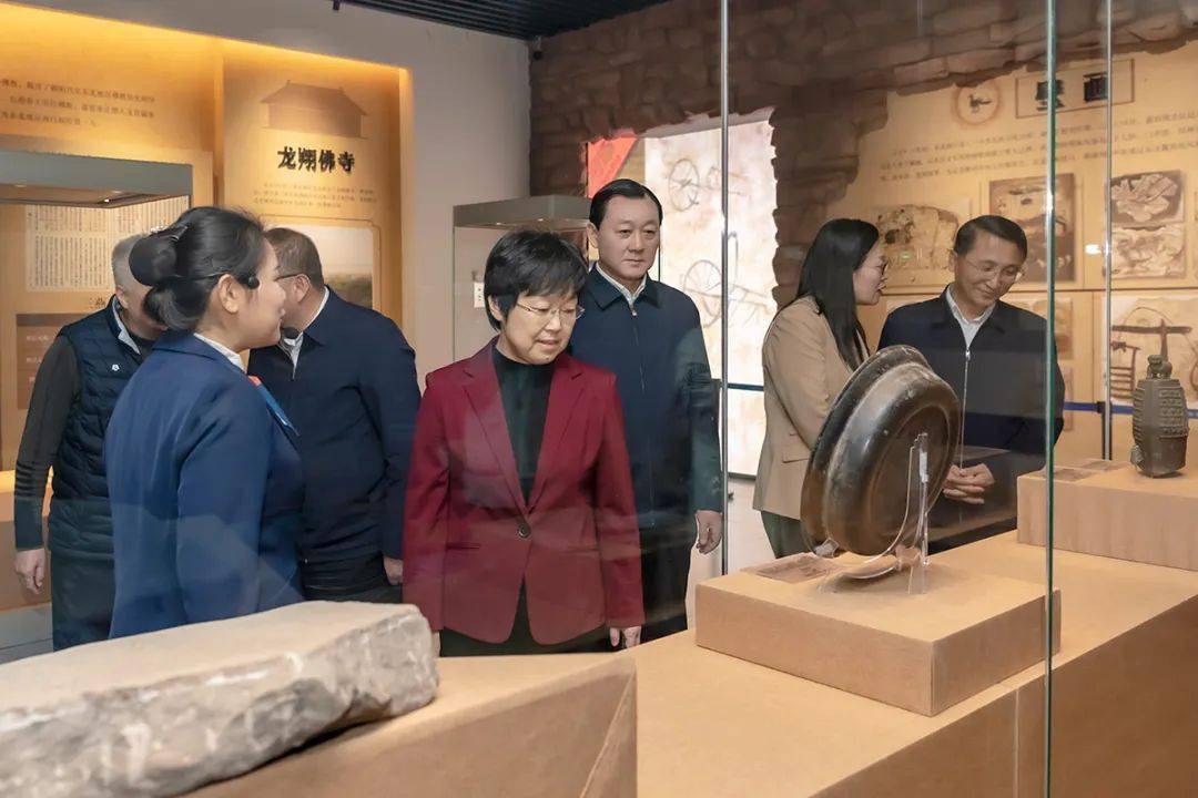 副省长郭彩云莅朝调研指导朝阳博物馆新馆建设及展陈工作