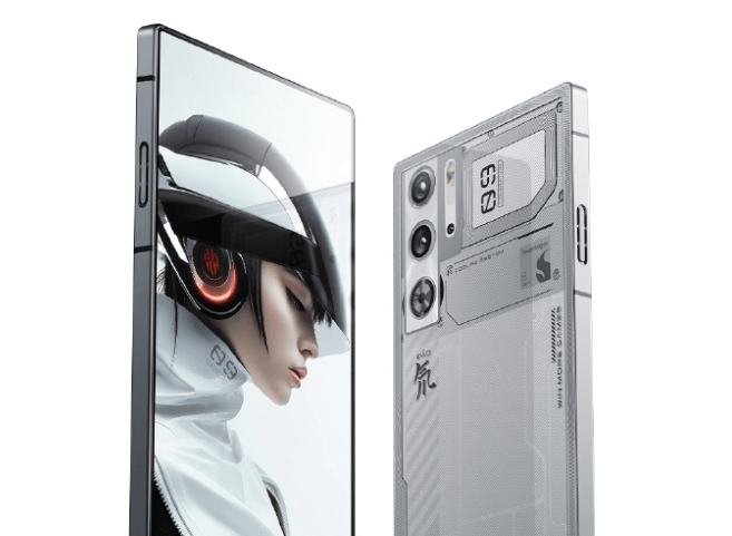 红魔 9 Pro 系列手机氘锋透明银翼版今日预售:到手价 4999 元起_搭载_游戏_屏下