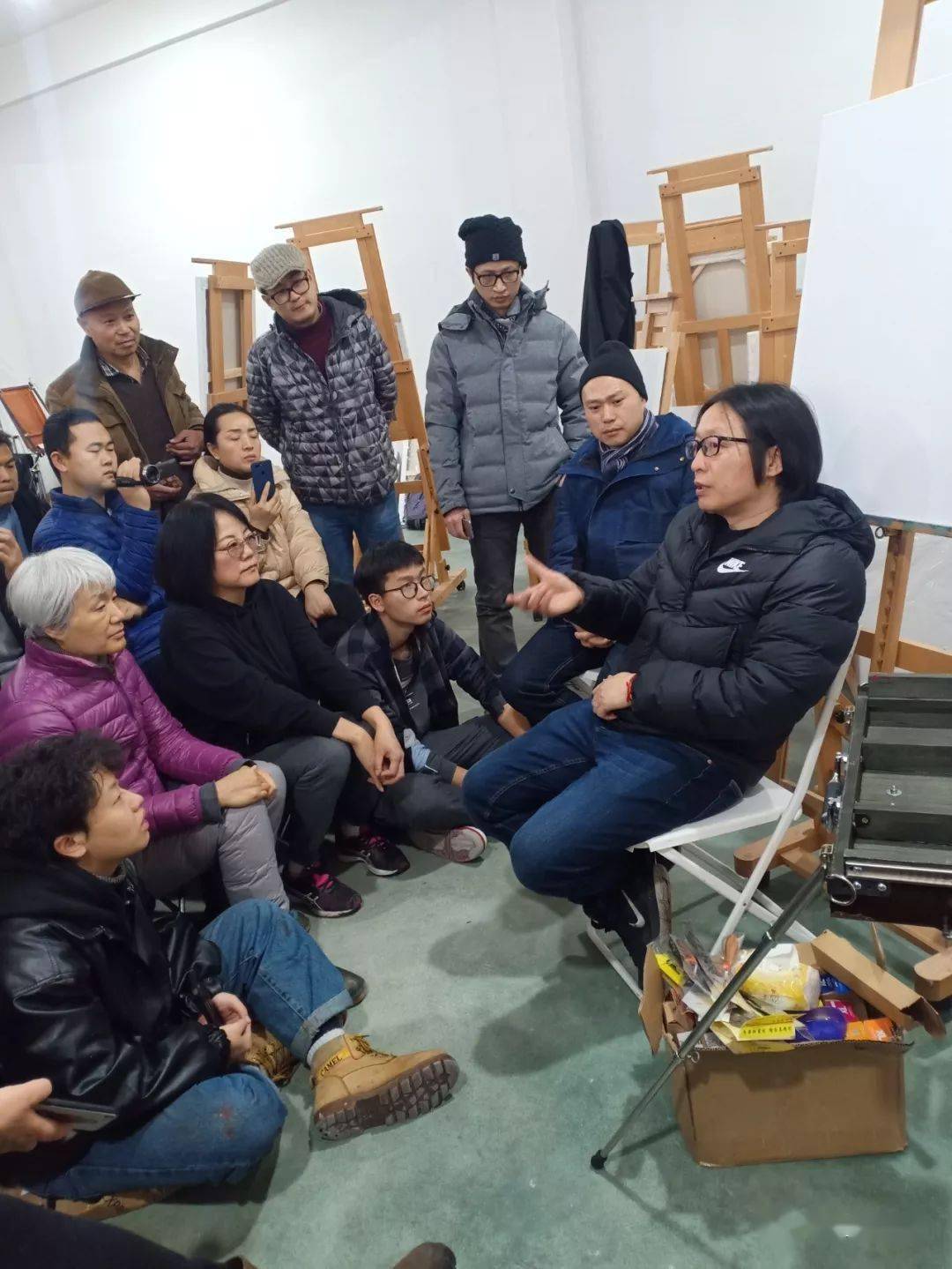 与名家一起写生创作:特邀赵培智,导师:李学峰 张文惠 黄礼攸 段远文