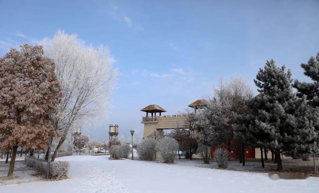 张家口雪景图片图片