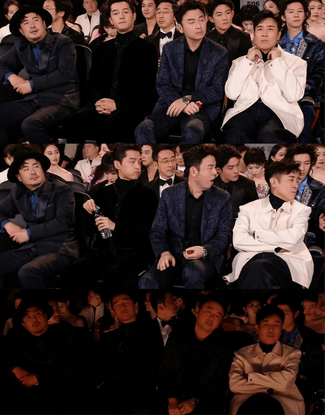 胡歌沈腾与雷佳音于和伟,四个人坐一起睡觉!