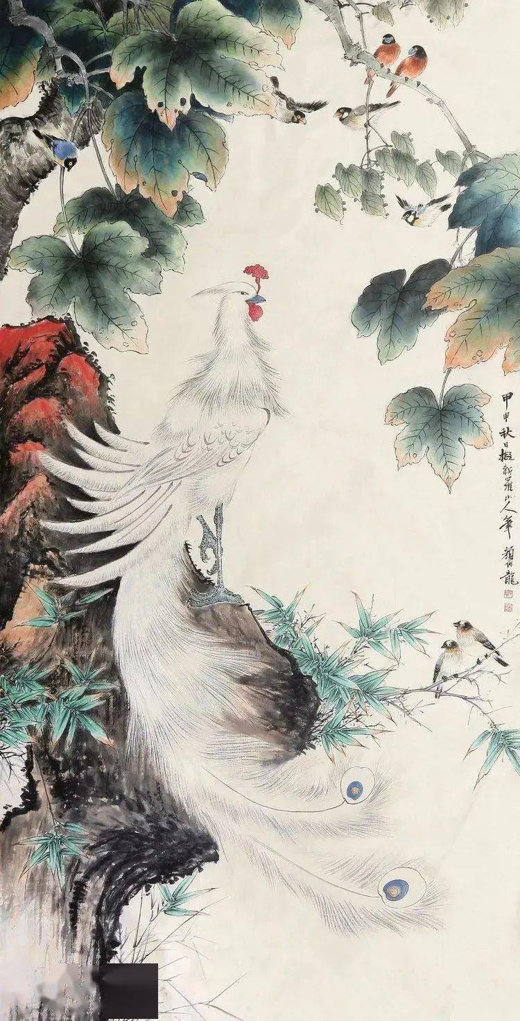 颜伯龙花鸟画欣赏！_搜狐网