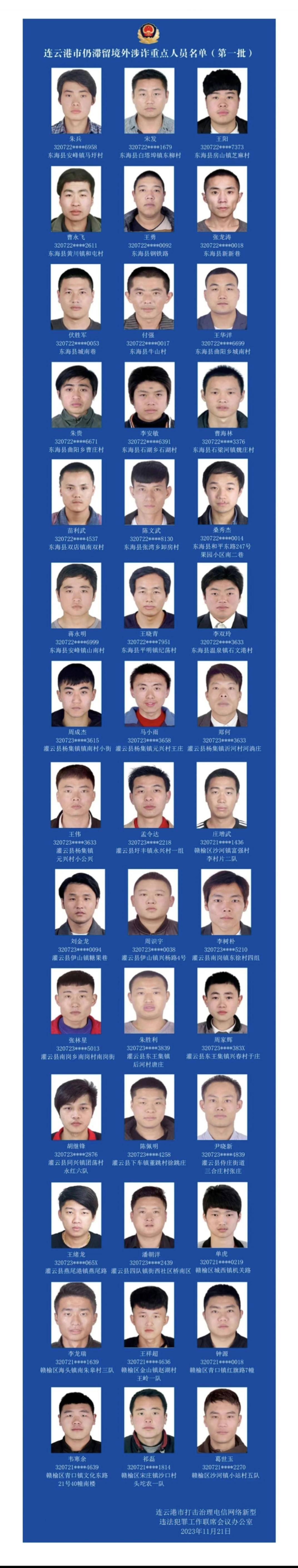 已到案26人!连云港警方敦促仍滞留境外涉诈重点人员尽快回国