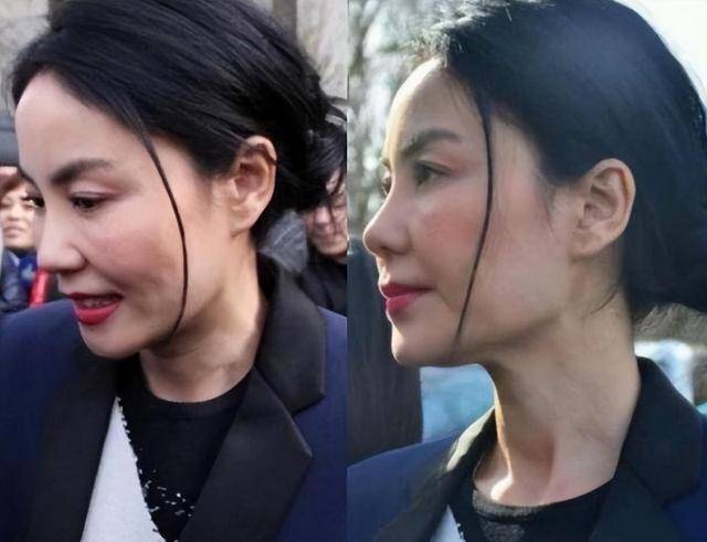 从网友晒出的照片中可以看出,王菲的面部皮肤有些松弛,皱纹也比较明显