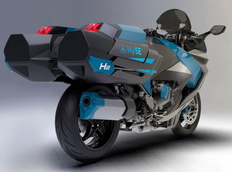 川崎亮相超科幻的ninja h2 sx氢能源概念车