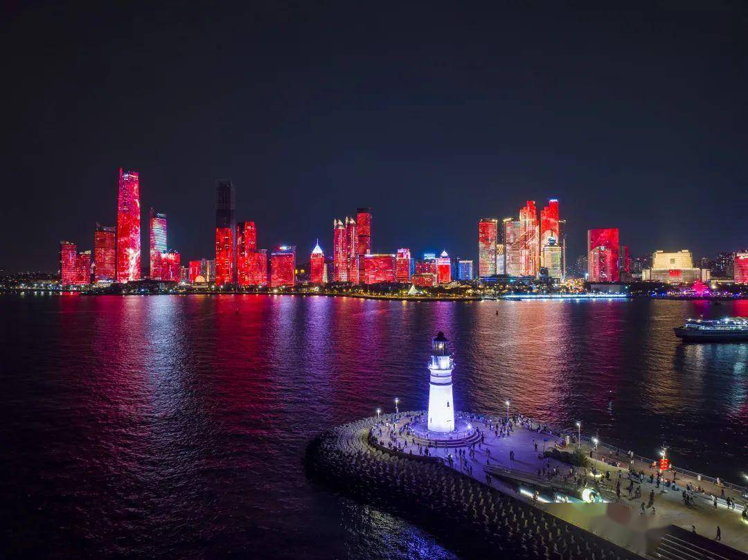 奥帆中心跨年氛围已达99%,速来!_青岛_灯光_音乐