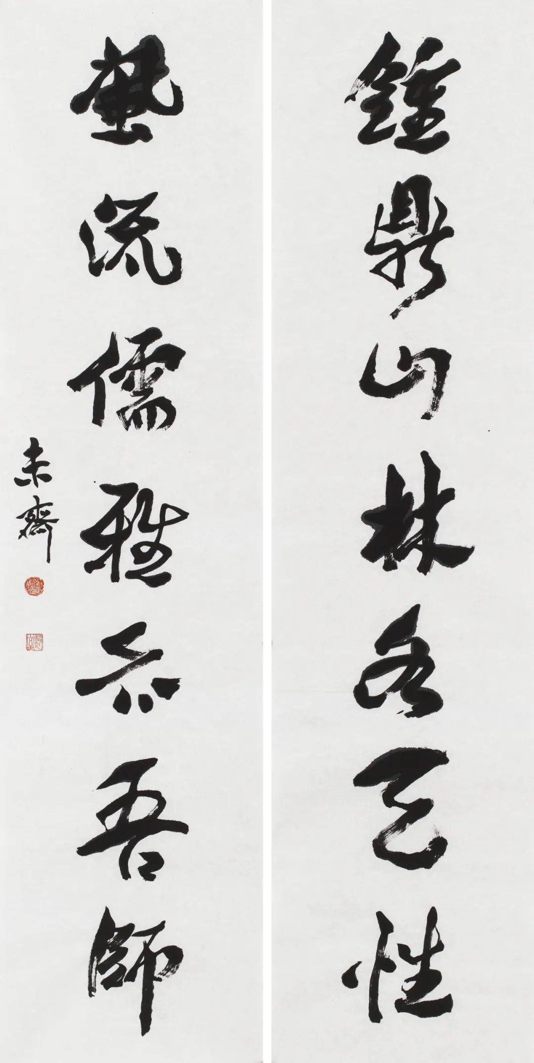 傳承筆墨澆清剛——讀《劉敏豪書楹聯百品》後感_書法_隸書_風格